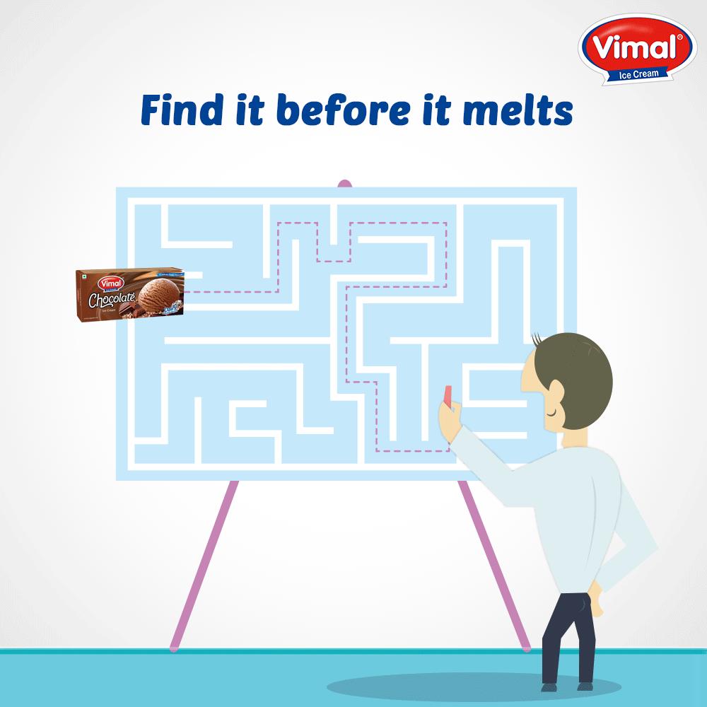 Help this boy to find the right directions to reach to his Chocolate Ice cream...😉😜

 #ChocolateLovers #Icecream #FunGame #IcecreamLovers #VimalIceCreams