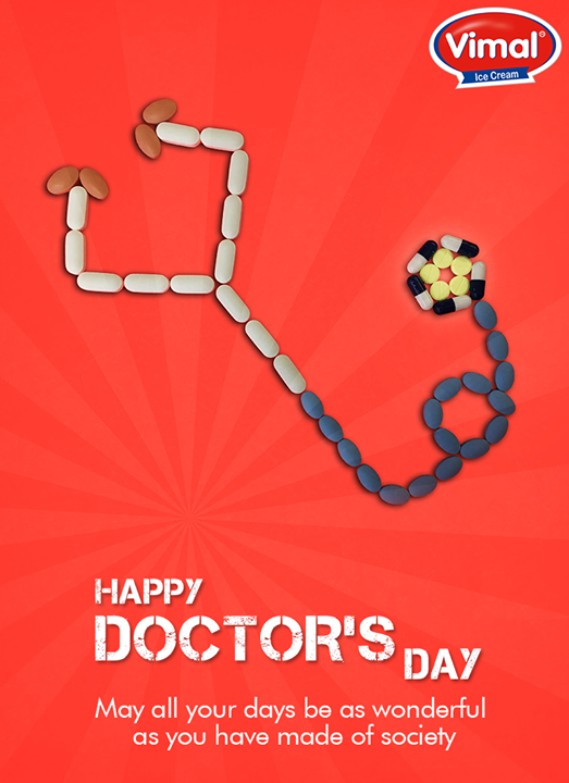 May all your days be as wonderful as you have made of society.

#HappyDoctorsDay #DoctorsDay #IceCreamLovers #Vimal #ICecream #Ahmedabad