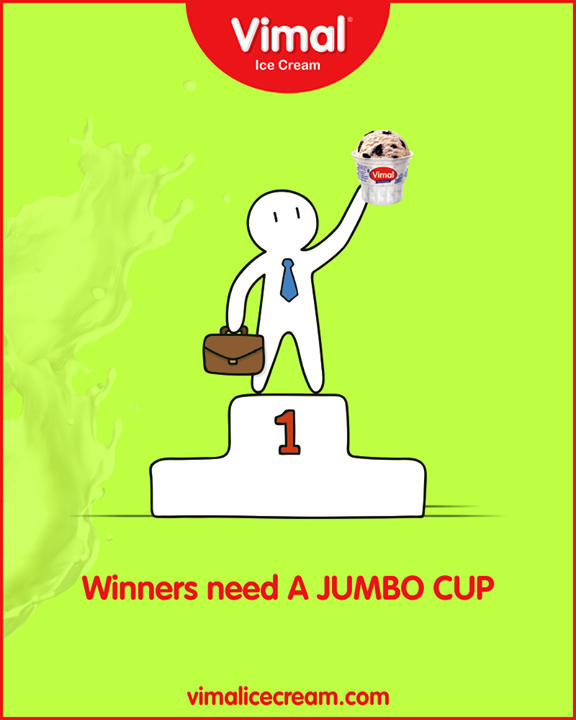 Jumbo cookie & cream cup to win over your dull mood!

#JumboCup #Vimal #IceCream #VimalIceCream #Ahmedabad