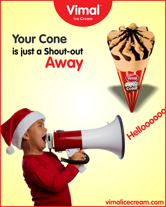 Kesar Pista Hello Cone, your sweet celebration partner.

#ShoutOutHello  #IceCreamLovers #Vimal #IceCream #VimalIceCream #Ahmedabad