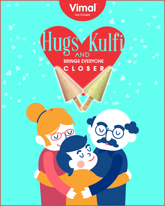 Celebrate hug day with kulfi from Vimal Ice Cream. 

#HugDay #Kulfi #IceCreamLovers #Vimal #IceCream #VimalIceCream #Ahmedabad