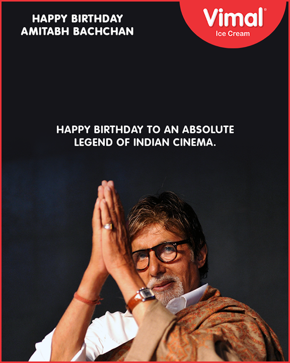 Happy Birthday to an absolute legend of Indian Cinema.

#HappyBirthdayAmitabhBachchan #HappyBirthdayAB #HappyBirthday #AmitabhBachchan #Vimal #IceCream #VimalIceCream #Ahmedabad