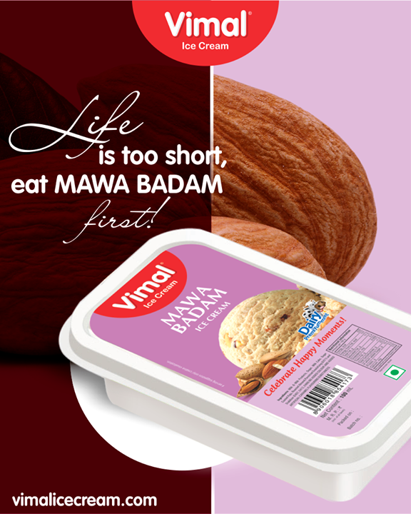 Unplug yourself & calm down your taste buds by relishing the magnificent Mawa Badam of Vimal Ice Cream!

#MawaBadam #Celebrations #Icecream #IcecreamLovers #LoveForIcecream #IcecreamIsBae #Ahmedabad #Gujarat #India #VimalIceCream