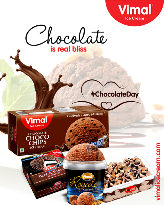 Make your #ChocolateDay extremely sweeter & chocolicious with Vimal Ice Cream!

#ValentinesDay #ValentineSpecial #Celebrations #Icecream #IcecreamLovers #LoveForIcecream #IcecreamIsBae #Ahmedabad #Gujarat #India #VimalIceCream