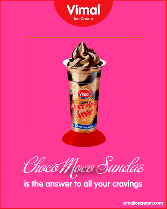 Have a chocolate-filled weekend with our Choco Moco Sundae!

#WinterTime #WinterFun #WinterIcCream #Icecreamisbae #Happiness #LoveForIcecream #IcecreamTime #IceCreamLovers #FrostyLips #Vimal #IceCream #VimalIceCream #Ahmedabad
