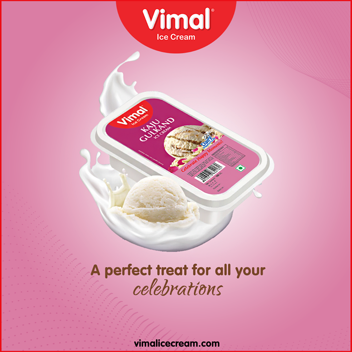 This is the perfect treat for all your celebrations.

#VimalIceCream #Icecreamisbae #Happiness #LoveForIcecream #IcecreamTime #IceCreamLovers #FrostyLips #Vimal #IceCream #Ahmedabad