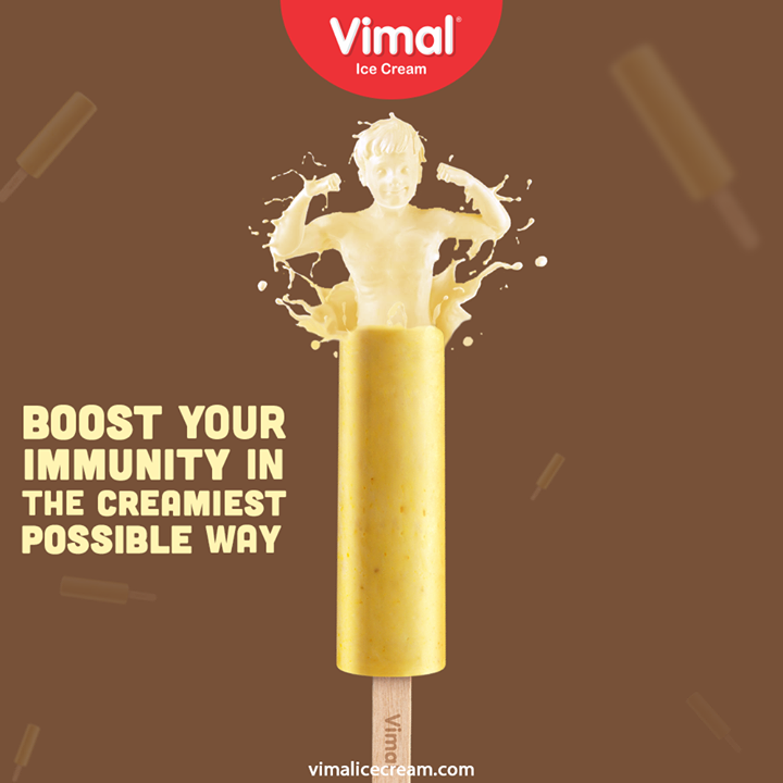 Boost your immunity in the creamiest possible way with none other than #VimalIcecream.

#IcecreamTime #IceCreamLovers #FrostyLips #Vimal #IceCream #VimalIceCream #Ahmedabad