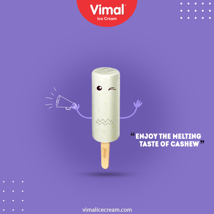 A toothsome treat can never go wrong on the weekends! Savor the flavors of delectable Cashew Kulfi from Vimal Ice Cream

#IcecreamTime #IceCreamLovers #FrostyLips #Vimal #IceCream #VimalIceCream #Ahmedabad
