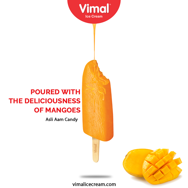 :: Asli Aam Candy ::
Poured and packed with the deliciousness of Mangoes.

#VimalIceCream #IceCreamLovers #FrostyLips #Vimal #IceCream #Ahmedabad