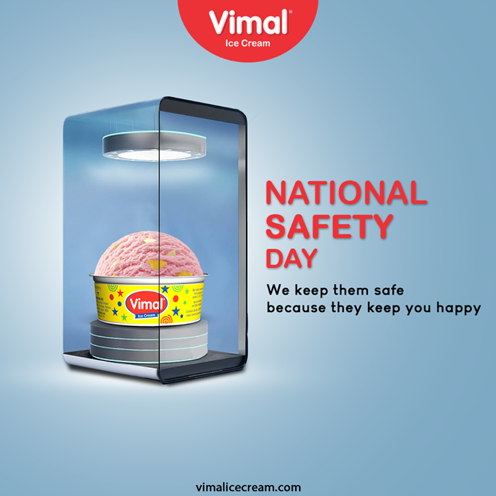 Vimal Ice Cream,  NationalSafetyDay, NationalSafetyDay2021, SafetyDay, SafetyFirst, VimalIceCream, IceCreamLovers, Vimal, IceCream, Ahmedabad