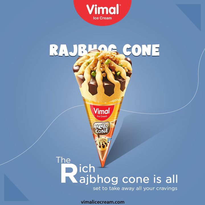 The rich Rajbhog cone is all set to take away all your cravings. Try out the amazing and delicious Vimal Ice Cream today.

#SummerApproaching
#VimalIceCream #IceCreamLovers #Vimal #IceCream #Ahmedabad