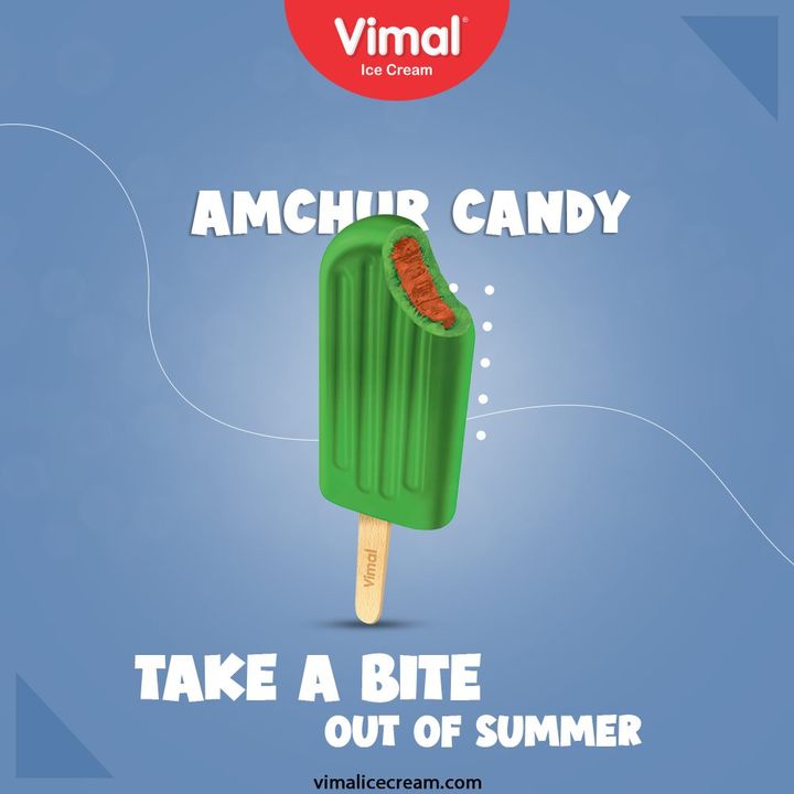 Take a bite out of Summer with the very refreshing Amchur Candy Ice Cream.

Vimal Ice Cream have in store the perfect cure for your summer blues with Ice Cream delights that will take your coolness quotient to another level.

#VimalIceCream #IceCreamLovers #Vimal #IceCream #Ahmedabad