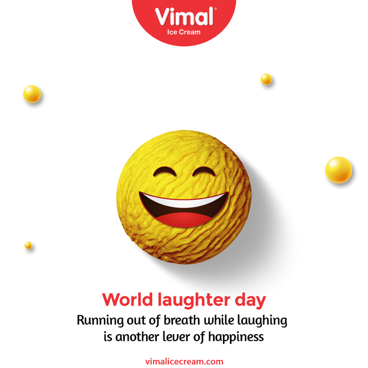 Running out of breath while laughing is another lever of happiness

#LaughterDay #LaughterDay2021 #VimalIceCream #IceCreamLovers #Vimal #IceCream #Ahmedabad