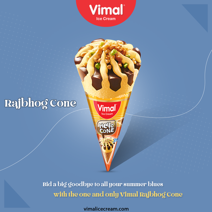 The only solution to this hot summer is delicious chilled Vimal Ice-creams. Bid a big goodbye to all your summer blues with the one and only Vimal Rajbhog Cone.

#StayHome #StaySafe #VimalIceCream #IceCreamLovers #Vimal #IceCream #Ahmedabad