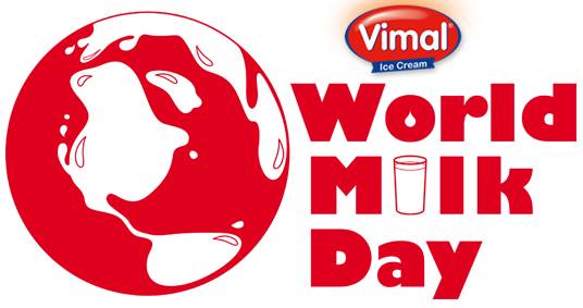 World Milk Day is celebrated on the 1st of June to celebrate all aspects of milk; i.e the natural origin & the nutritional value!