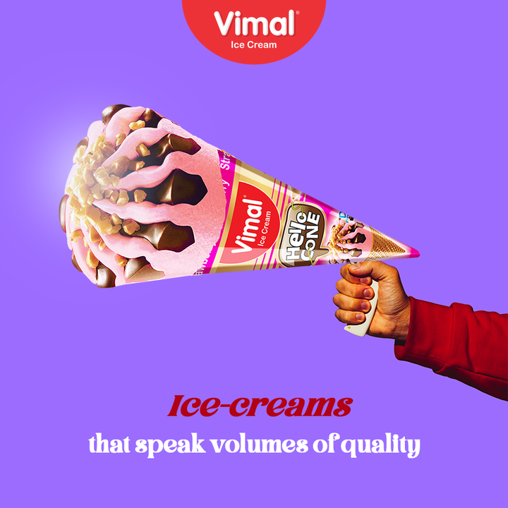 Take delight in being an evergreen ice-cream lover with the choicest edition of ice-creams that speak volume of quality.

#QualityIcecream #VimalIceCream #IceCreamLovers #Vimal #IceCream #Ahmedabad #HappyScooping