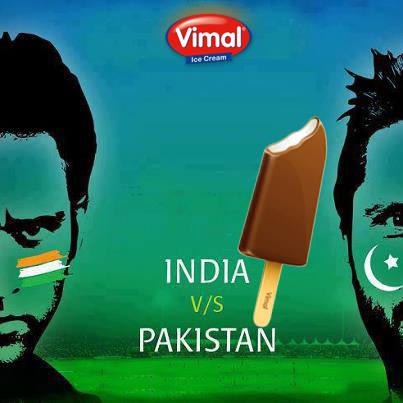Enjoy the India Vs Pakistan match with a Vimal Ice Cream !
