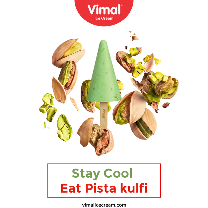 Every-day is a good day to eat ice-cream; provided you keep exploring the flavours. 

Stay cool and eat pista kulfi!

#PistaKulfi #VimalIceCream #IceCreamLovers #Vimal #IceCream #Ahmedabad