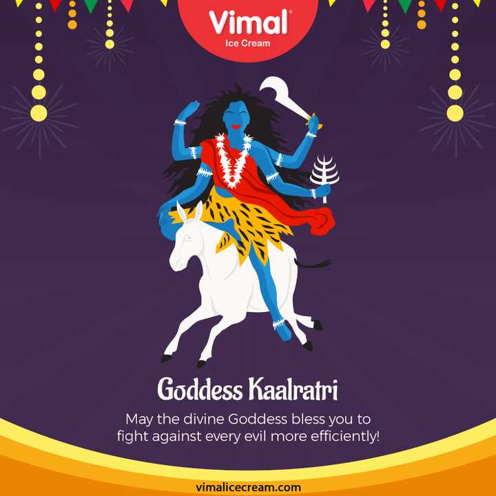 May the divine Goddess bless you to fight against every evil more efficiently!

#Navratri #Navratri2021 #HappyNavratri #HappyNavratri2021 #Festival #VimalIceCream #IceCreamLovers #Vimal #IceCream #Ahmedabad