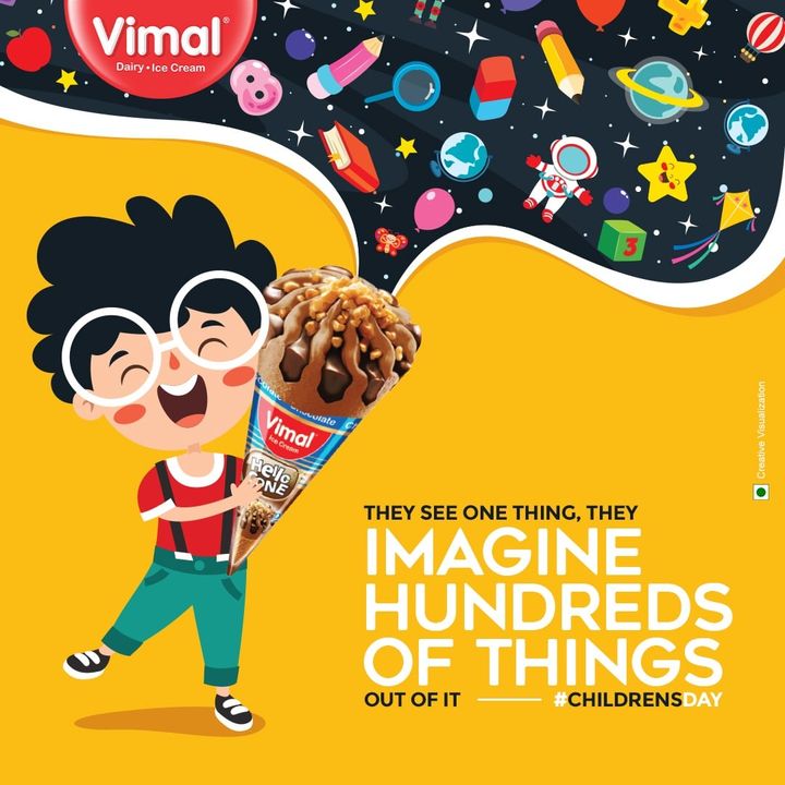 Imagination is the inception of creation. Relive the nostalgia with your childhood favourite flavours from Vimal Icecreams.
.
.
.
.
.
#VimalIceCreams #VimalDairy #foodstagram #HappyChildrensDay #ChildrensDay #icecreamlover #icecreamcake #icecreamcone #foodlover #icecream #dessert #food #foodie #chocolate #yummy #instafood #HelloCone
