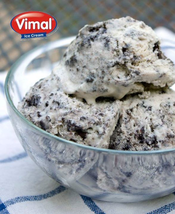 Some #Cookies & #Cream to end the day on a #Sweet note!