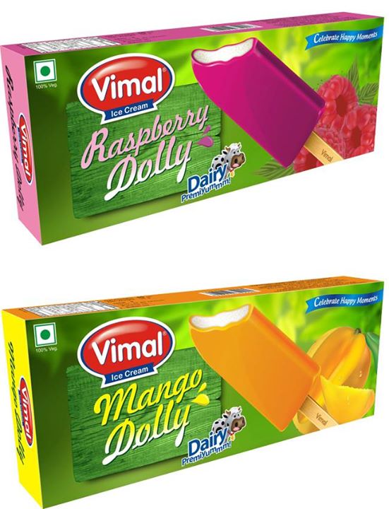 Which 1 would you pick? #Rasberry or #Mango dolly?

#IceCream #VimalIceCream