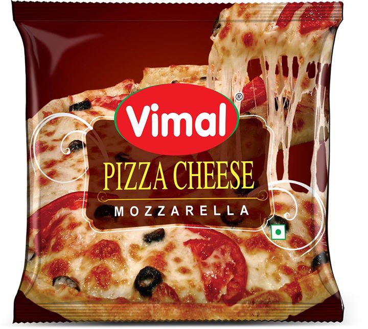 Vimal Ice Cream,  Pizza, Weekend?, VimalGroup, Cheese!