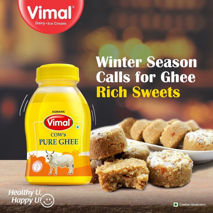 Made purely, specially for you.
.
.
.
.
.
#VimalIceCreams #VimalDairy #foodstagram #Gheelover #Vimalghee #HealtyUHappyU #foodlover #icecream #dessert #food #foodie #yummy #instafood #Butter #Wintervibes #Winterfood #delicious #scrumptious #indiancuisine #WinterFood #Healthy #deliciousmeals