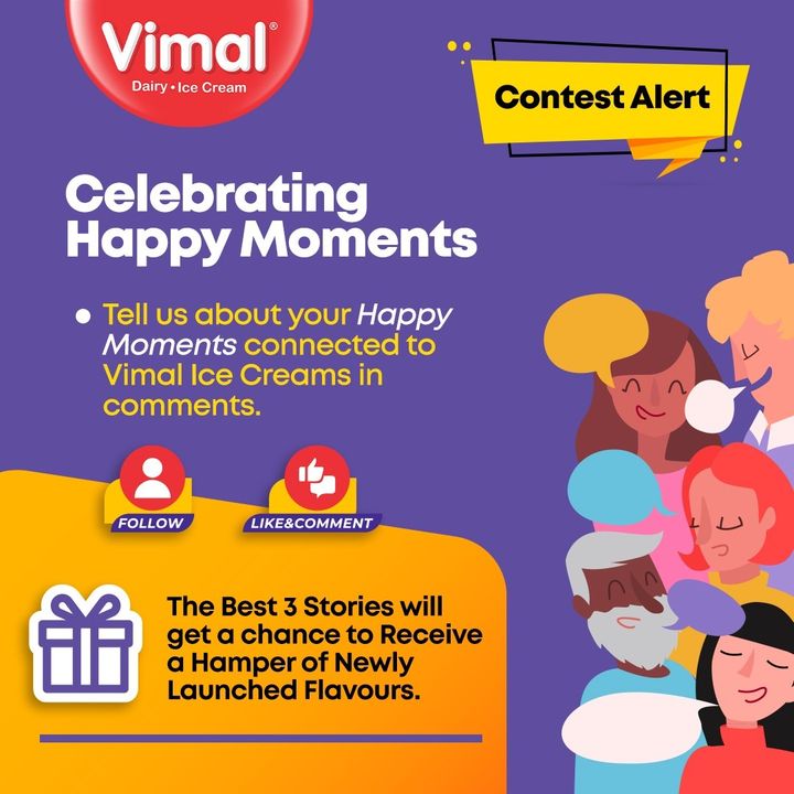 Trigger your nostalgia, bring out the best vimal ice cream stories and tag your 3 friends and get the amazing change to win exciting hampers.
.
.
.
.
#VimalIceCreams #VimalDairy #foodstagram #icecreamlover #icecreamcake #icecreamaddiction #foodlover #icecream #dessert #food #foodie #chocolate #yummy #instafood #Cake #Celebratehappymoments #contestalert #vimaldairycontest