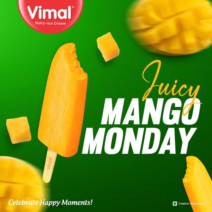 Kick start your week with a mango Monday.
.
.
.
.
#VimalIceCreams #VimalDairy #foodstagram #icecreamlover #icecreamcake #icecreamcone #foodlover #icecream #dessert #food #foodie #chocolate #yummy #instafood #Mangocandy #YummyMango #Celebratehappymoments  #icecreamCandy #icecreamaddict #Icecreamlover #MangoIcecream #JuicyMango