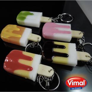 #IceCream inspired key-chains! Would you want to own it?

#VimalIceCream #India #Friends #Fun