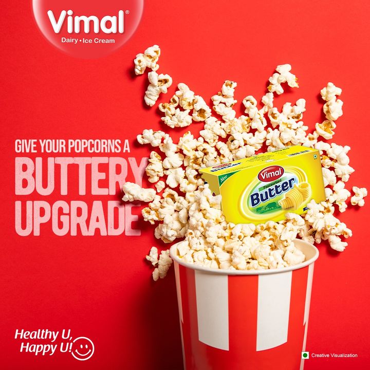 Make your movie time better with Vimal Butter.
.
.
.
.
.
#VimalIceCreams #VimalDairy #foodstagram #Buttterlover #VimalButter #HealtyUHappyU #foodlover #icecream #dessert #food #foodie #yummy #instafood #Butter #movietime #butterpopcorn #Popcorn  #delicious #scrumptious #indiancuisine #butterysoft #foodgasm