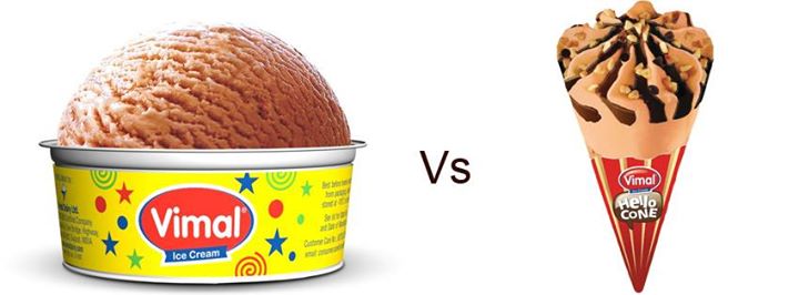 Who wins between them? 

#IceCreamLovers #VimalIceCream #India