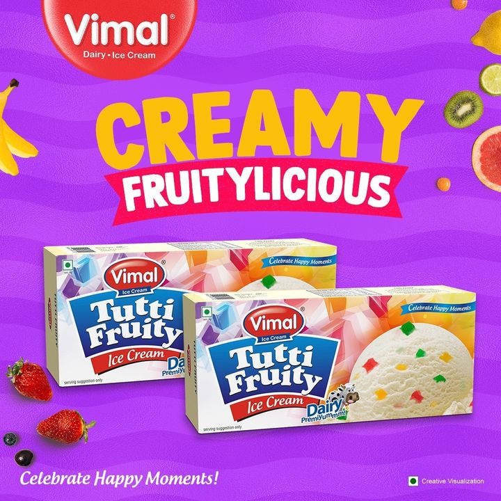 Take a nice ride to nostalgia, with this childhood favorite.
.
.
.
#VimalIceCreams #VimalDairy #foodstagram #icecreamlover #icecream #icecreamaddiction #foodlover #icecream #dessert #food #tubfoodie #fruiticecream #yummy #instafood #Cake #Celebratehappymoments #icecream #icecreamaddict #Icecreamlover #Creamy #tuttifrutti #tuttifruity