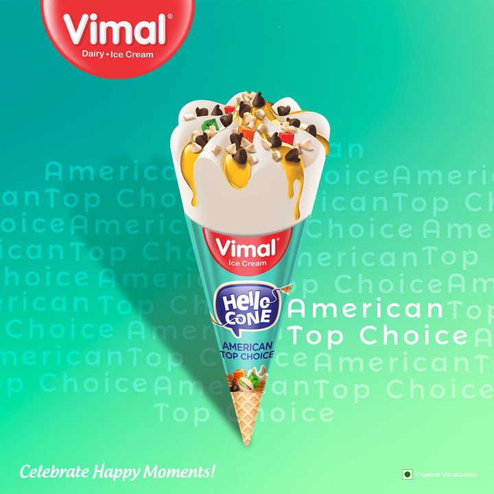 A top choice🎉 for celebrating every happy moment.
.
.
.
.
.
#VimalIceCreams #VimalDairy #foodstagram #icecreamlover #icecreamcake #icecreamaddiction #foodlover #icecream #dessert #food #foodie #kesarpistaCone #yummy #instafood #Cake #Celebratehappymoments #icecreamCone #icecreamaddict #Icecreamlover #AmericanTopChoice