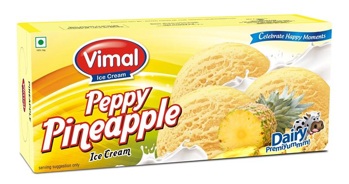 Vimal Ice Cream,  Peppy, Pineapple, Peppy, Weekend!, VimalIceCream, IceCreamLovers