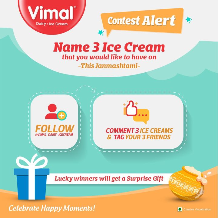 Vimal Ice Cream,  IceCreamMotivation, Celebrations, Icecream, IcecreamLovers, LoveForIcecream, IcecreamIsBae, Ahmedabad, Gujarat, India, VimalIceCream