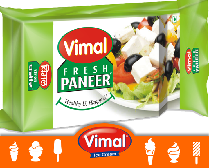 #Paneer ensures #GoodHealth! When was the last you munched on some #yummy #paneer?

#VimalPaneer #India #Health