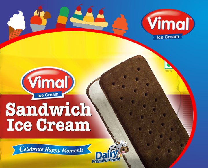 Vimal Ice Cream,  yummy, sandwich, Weekend!