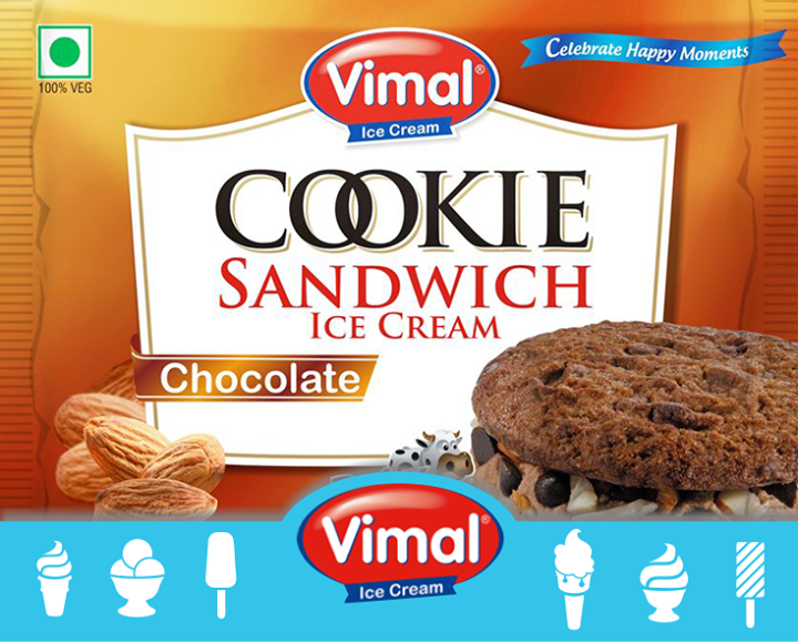 A #yummy sandwich that you would <3 to indulge in this #Summer!

#IceCreamLovers #Ahmedabad #VimalIceCream #Fun