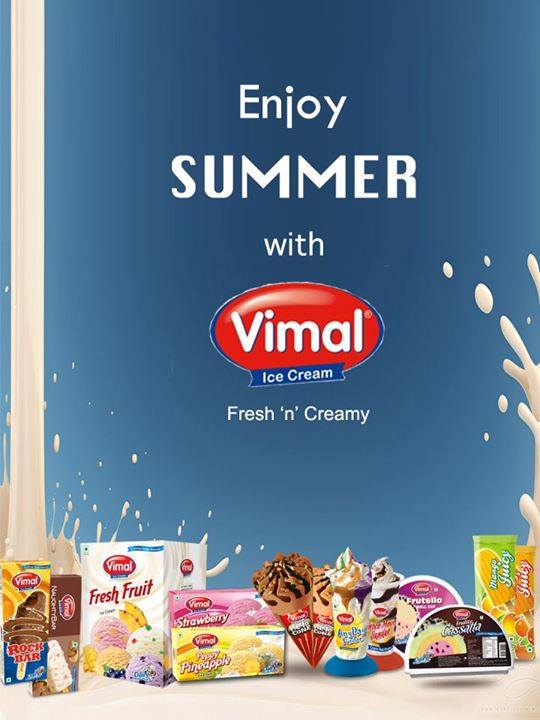 Vimal Ice Cream,  Summers, IceCreamLovers, Ahmedabad, VimalIceCream