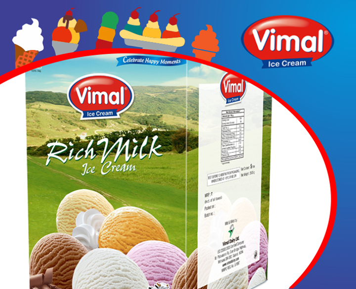 Vimal Ice Cream,  RichMilk, IceCream!, IceCreamLovers, VimalIceCream