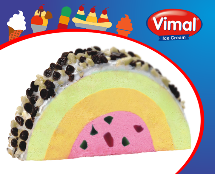 #Happiness is a slice of #Colorful #Casatta!

#IceCreamLovers #VimalIceCream