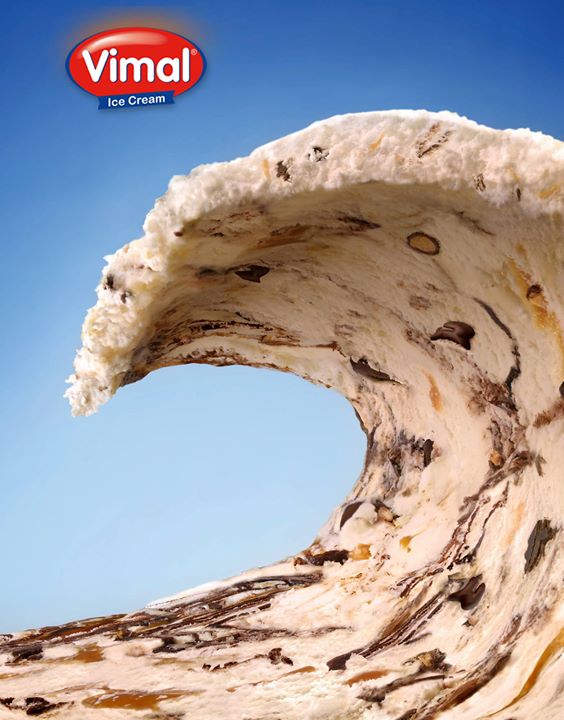 Get washed away with the #IceCream wave this #Weekend !