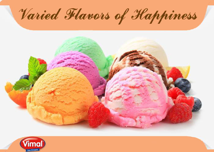 Vimal Ice Cream,  Weekend, flavors, Happiness!