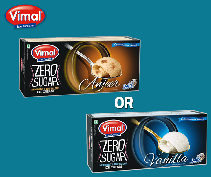 Which of these #ZeroSugar #IceCreams would you choose to make your #weekend delicious !