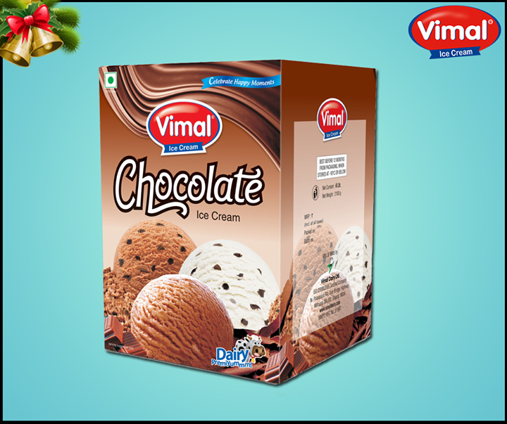 Sinfully delicious! #Vimal Chocolate Ice Cream!