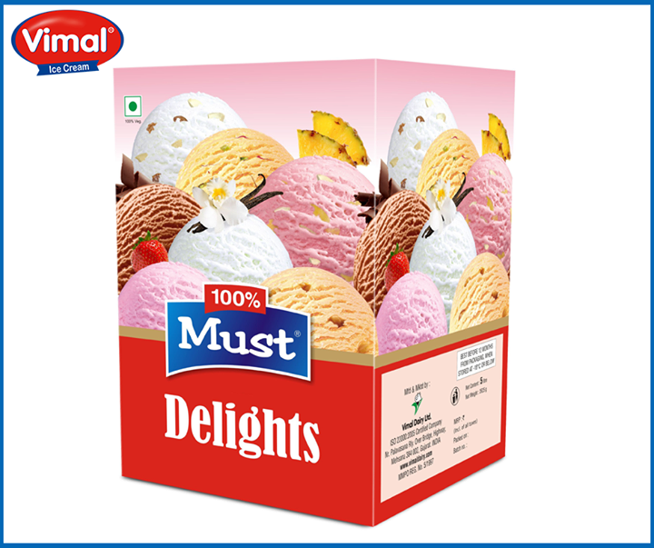 Keep Calm and eat ice cream because we make it taste #delightful!

#VimalIceCream #IceCreamLovers #IceCream