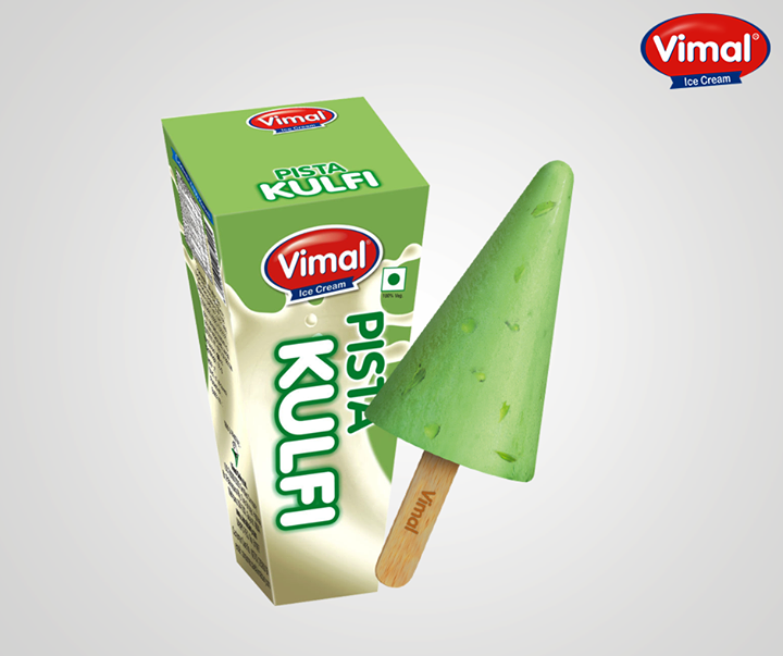 Are you in for some desi ice cream treat? Indulge and treat your taste buds to our Pista Kulfi!