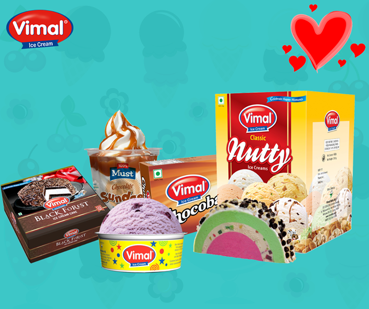 This #Valentines, come fall in love with our #Icecreams!

#VimalIceCream #IceCreamLovers #IceCream